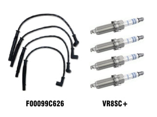 KIT CABLES + BUJIAS RENAULT CLIO MIO 1.2 16V D4F KIT CABLES Y BUJIAS_