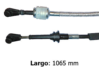 CABLES CAMBIOS - SELECTORA DE CAJA LIVIANOS PEUGEOT 206/207/HOGGAR 1.4 08/.. CAJA MA - INSERCION - CABLE CORTO - LARGO 1065 MM _