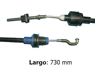 CABLES DE EMBRAGUE LIVIANOS CHEVROLET AGILE 09/.. LARGO 730 MM_
