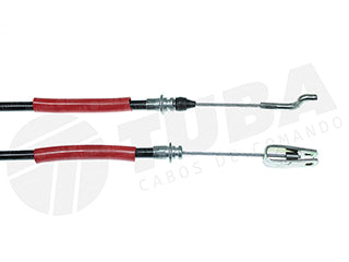CABLES FRENO DE MANO PESADOS FORD F100/F350/F4000 71/91 CABLE ENSAMBLE FRONTAL-PALANCA - LARGO 2425 MM_