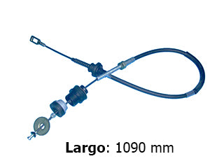 CABLES DE EMBRAGUE LIVIANOS PEUGEOT BOXER / CITROEN JUMPER 2.8 HDI 05/.. / FIAT DUCATO 2.8 TD 01/.. CAJA MG5T - LARGO 1090 MM -