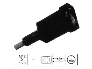 BULBOS LUZ DE STOP FORD ESCORT/TAUNUS / VOLKSWAGEN GACEL  20MM - ROSCA M12X1.75 - AGUJEROS 6.3-6.3_
