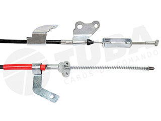 CABLES FRENO DE MANO LIVIANOS TOYOTA HILUX 2.5-3.0 06/15 FRENO TRASERO DERECHO - LARGO 1495 MM_