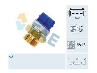 BULBOS TEMPERATURA ELECTROVENT PEUGEOT 306/405/406/605/806/EXPERT / CITROEN XSARA/XANTIA/ZX_