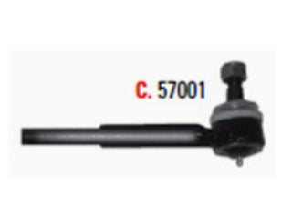 EXTREMOS DE DIRECCION LIVIANOS TOYOTA HILUX SR5 4X2 92/.. LARGO: 187 MM EXTREMO IZQUIERDO ROSCA MACHO 17X1.5 - PACK X2