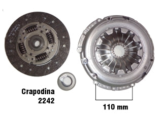 KIT DE EMBRAGUES LIVIANOS VOLKSWAGEN GOL POWER/VOYAGE/SURAN/FOX/CROSSFOX/POLO 1.6 I-MOTION DIAMETRO 200 MM - 28 ESTRIAS_