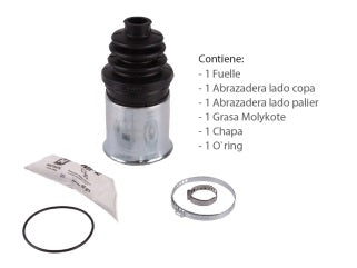 KIT FUELLES TRANSMISION RENAULT MASTER 2.3-2.5-2.8 FUELLE SEMIEJE LADO CAJA_