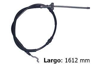 CABLES FRENO DE MANO LIVIANOS VOLKSWAGEN AMAROK 10/.. FRENO TRASERO DERECHO/IZQUIERDO - LARGO 1612 MM_