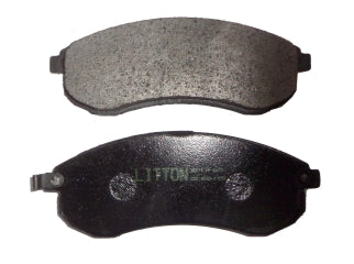 PASTILLAS DE FRENOS LIVIANOS MITSUBISHI L200 SPORT DOBLE CABINA 4X4 2.5 04/10 RODADO 16 DELANTERA 151.1X59X17 MM C/SENSOR SONORO_