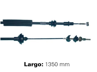 CABLES DE EMBRAGUE LIVIANOS VOLKSWAGEN POLO/CADDY ../98 / SEAT CORDOBA 1.6-1.8 TD 97/../INCA REGULACION MANUAL - LARGO 1350 MM -