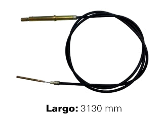 CABLES FRENO DE MANO PESADOS MERCEDES BENZ LN710/LO814 ENTRE EJES 4250 MM - FRENO DELANTERO IZQUIERDO - LARGO 3130 MM_