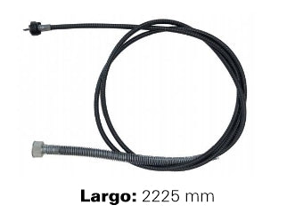 CABLES VELOCIMETRO LIVIANOS MERCEDES BENZ 180 CUADRANTE 2.6 MM - LARGO 2225 MM - ROSCAS M18X1.5-M22X1.5_