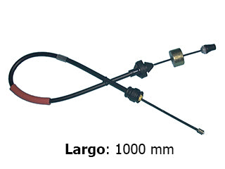 CABLES DE EMBRAGUE LIVIANOS RENAULT CLIO II 1.9 D 02/.. CON CONTRAPESO - LARGO 1000 MM_