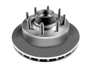 DISCOS DE FRENOS LIVIANOS FORD F100 DUTY 03-12  DISCO DELANTERO VENTILADO CON MAZA 8 BULONES ROSCA PASO GRUESO DIAMETRO 331MM_