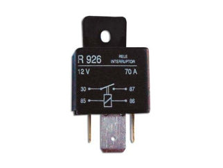 RELE RELAYS UNIVERSAL RELE MINI INTERRUPTOR SIMPLE 12 V - 70 A - 4 CONTACTOS - ARRANQUE-AIRE ACONDICIONADO_
