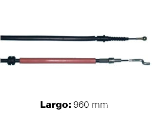 CABLES FRENO DE MANO LIVIANOS VOLKSWAGEN TRANSPORTER T4 1.8-2.0-1.9 D-2.4 D 97/.. FRENO TRASERO DER/IZQ A DISCO - LARGO 960 MM - F