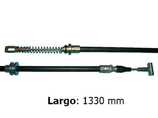 CABLES FRENO DE MANO LIVIANOS IVECO DAILY 35C14/35S14/45S14/50C17/55C16/55S17 CHASIS CORTO 08/.. FRENO TRASERO DER/IZQ-L: 1330 MM
