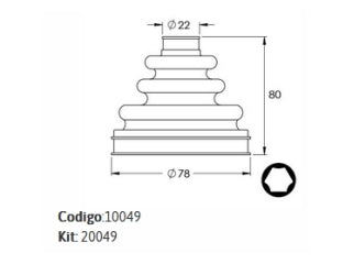 KIT FUELLES TRANSMISION TOYOTA COROLLA 16/.._
