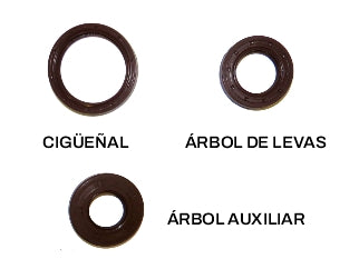 RETENES DE DISTRIBUCION KITS RENAULT 1.9 D F8Q RETENES CIGUENAL ARBOL DE LEVAS Y ARBOL AUXILIAR_