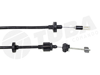 CABLES DE EMBRAGUE LIVIANOS VOLKSWAGEN GOL 1.0 AT 97/.. HORQUILLA PLASTICA - LARGO 880 MM_