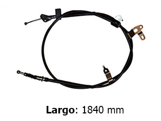 CABLES FRENO DE MANO LIVIANOS TOYOTA COROLLA ../14 FRENO TRASERO IZQUIERDO - LARGO 1840 MM_
