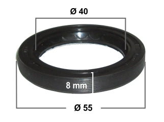 RETENES DIFERENCIAL Y CAJA LIVIANOS FORD  -NBR/ACM-40.00X55.00X8.00-Lx-GIRO BIDI_