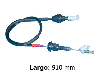 CABLES DE ACELERADOR LIVIANOS RENAULT SYMBOL 1.6 16V 09/.. LARGO 910 MM_