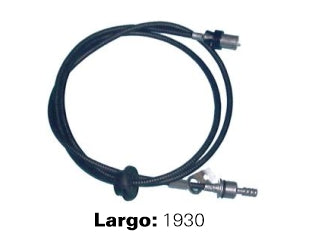 CABLES VELOCIMETRO LIVIANOS FORD F100/F150/F1000 96/98 CAJA CLARK - LARGO 1930 MM - CON GUARDAPOLVO Y BULBO_
