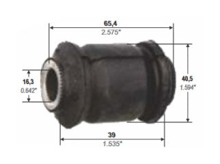 BUJES DE SUSPENSION LIVIANOS TOYOTA RAV4 06/13 BUJE PARRILLA DELANTERA PARTE DELANTERA_