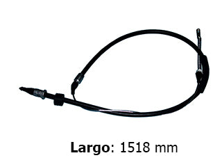 CABLES FRENO DE MANO LIVIANOS CHEVROLET AGILE 09/.. FRENO TRASERO IZQUIERDO - LARGO 1518 MM_