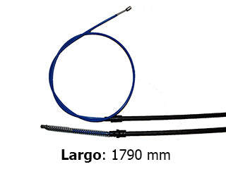 CABLES FRENO DE MANO LIVIANOS VOLKSWAGEN T-CROSS 19/.. FRENO TRASERO DERECHO/IZQUIERDO A CAMPANA - LARGO 1790 MM_