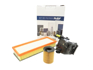 KIT FILTROS PEUGEOT 307 SW PREMIUM 05/../3008 / CITROEN BERLINGO II 08/../C4 PICASSO 10/.. MOTOR 1.6 HDI_