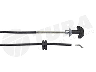 CABLES APERTURA CAPOT PESADOS FORD F100/F4000 81/92 CON MANIJA - LARGO 2175 MM_