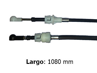 CABLES CAMBIOS - SELECTORA DE CAJA LIVIANOS FIAT ARGO 1.3 8V-1.8 16V 17/.. ENGANCHE/PALIO/SIENA/UNO/STRADA 1.4 8V INSERCION-LARGO 1080MM