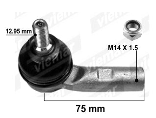 EXTREMOS DE DIRECCION LIVIANOS FORD FOCUS 2006/2009 DERECHO