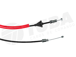 CABLES APERTURA CAPOT LIVIANOS FORD RANGER 06/.. SIN MANIJA - LARGO 2225 MM_