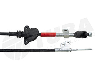 CABLES FRENO DE MANO LIVIANOS TOYOTA HILUX SW4 16/.. CABLE ENSAMBLE FRONTAL-PALANCA - LARGO 980 MM_