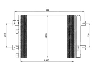 CONDENSADOR AIRE ACONDICIONADO RENAULT LOGAN/SANDERO 1.6 8V-1.6 16V-1.5 DCI/DUSTER 1.6 16V-2.0 16V / OEM 8200741257 / 173-YA_