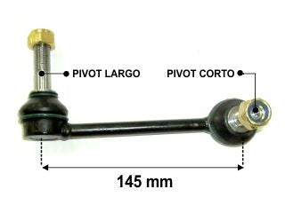 BIELETAS DE SUSPENSION TOYOTA HILUX/SW4 05/.. 2005 DELANTERA DERECHA LARGO 140MM_