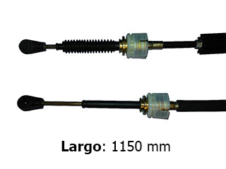 CABLES CAMBIOS - SELECTORA DE CAJA LIVIANOS RENAULT FLUENCE/MEGANE III 1.6 16V-1.5 DCI ENGANCHE - LARGO 1150 MM - FREMEC 4293_