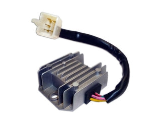 REGULADORES DE VOLTAJE / RECTIFICADOR MOTOS CORVEN TRIAX 150/200/250 R3 / ZANELLA DUE 110/RX 150/ZR 200 12V MONOFASICO 5 CABLES LUZ PRENDIDA_