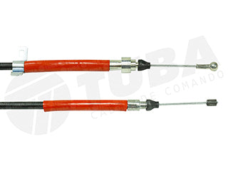 CABLES FRENO DE MANO LIVIANOS VOLKSWAGEN SAVEIRO 14/.. FRENO TRASERO IZQUIERDO A DISCO - LARGO 1875 MM_