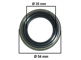 RETENES VARIOS CHEVROLET CORSA/CELTA / SUZUKI FUN RETEN CAJA LADO CONDUCTOR NBR 35.00X54.00X10.00/15.00 MM-A 103_