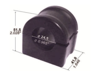 BUJES DE SUSPENSION LIVIANOS CHEVROLET CAPTIVA 08/.. BUJE BARRA ESTABILIZADORA DELANTERA - GOMA 25MM_