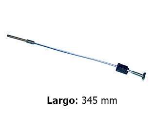 CABLES FRENO DE MANO LIVIANOS FORD ECOSPORT 03/11/FIESTA/COURIER 02/09 CABLE ENSAMBLE FRONTAL-PALANCA - LARGO 345 MM_