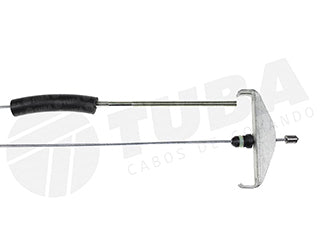 CABLES FRENO DE MANO LIVIANOS FORD F100 97/.. FRENO A CAMPANA - INTERMEDIO - EXTENSION - LARGO 820 MM_