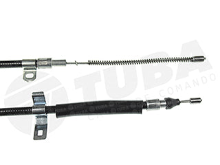 CABLES FRENO DE MANO LIVIANOS VOLKSWAGEN GOL TREND/VOYAGE FRENO TRASERO DERECHO A CAMPANA - LARGO 1545 MM_