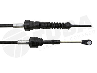 CABLES CAMBIOS - SELECTORA DE CAJA LIVIANOS VOLKSWAGEN FOX/SURAN 03/.. SELECCION - OJAL CHICO - LARGO 1143 MM_