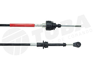 CABLES CAMBIOS - SELECTORA DE CAJA LIVIANOS CHEVROLET AGILE/MONTANA 09/.. CABLE CORTO - SELECCION - LARGO 1090 MM_