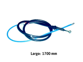CABLES FRENO DE MANO LIVIANOS VOLKSWAGEN GOLF/NEW BEETLE 99/.. / SEAT LEON/TOLEDO FRENO TRASERO DERECHO/IZQUIERDO A DISCO-L: 1700
